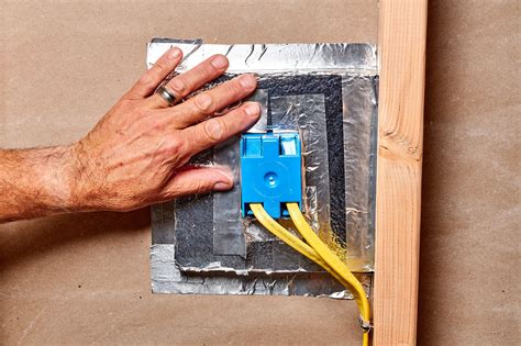 electrical boxes insulating|how to seal electrical outlets.